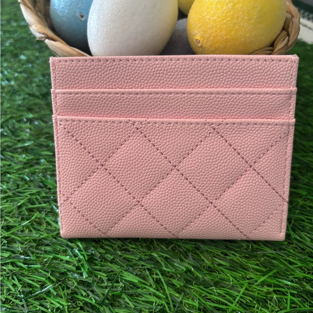 Pink Quilted Card Holder - Picture 3 of 4